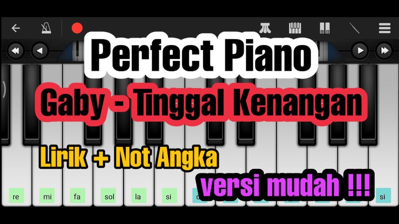 Detail Kunci Pianika Gaby Tinggal Kenangan Nomer 38