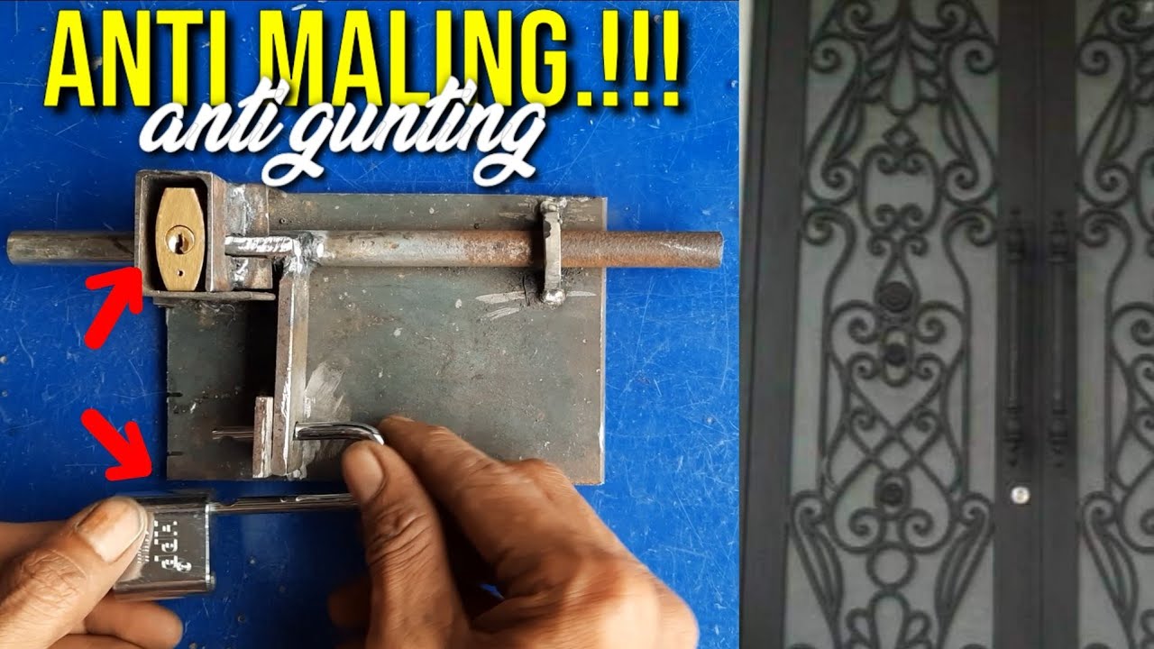 Detail Kunci Pintu Pagar Besi Nomer 3