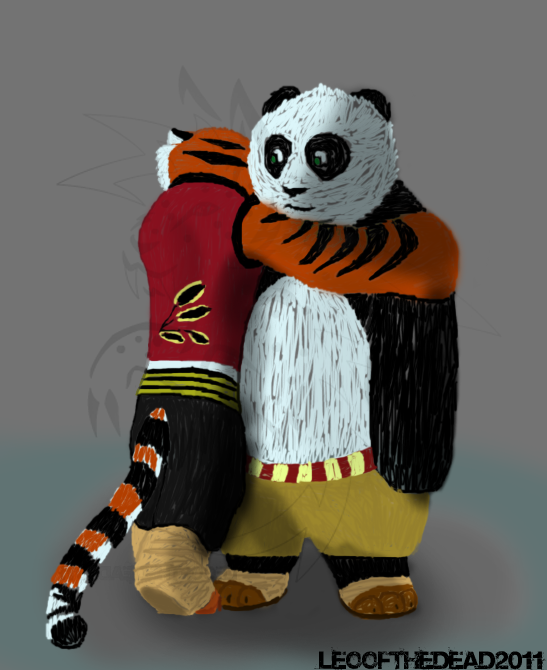 Detail Kung Fu Panda And Tiger Nomer 24