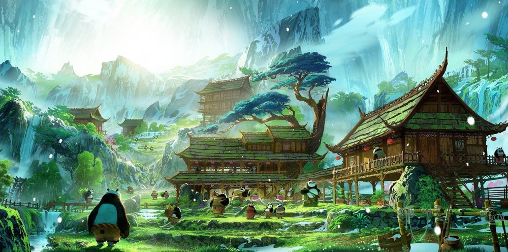 Detail Kung Fu Panda Background Nomer 2