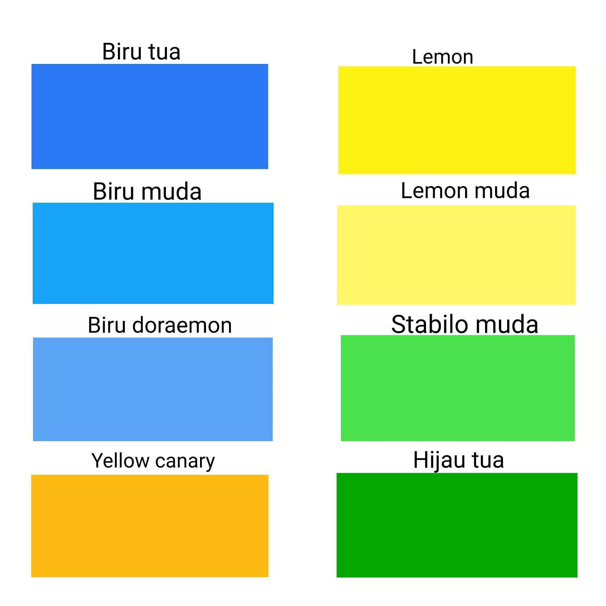 Detail Kuning Lemon Warna Cat Hijau Lemon Nomer 35