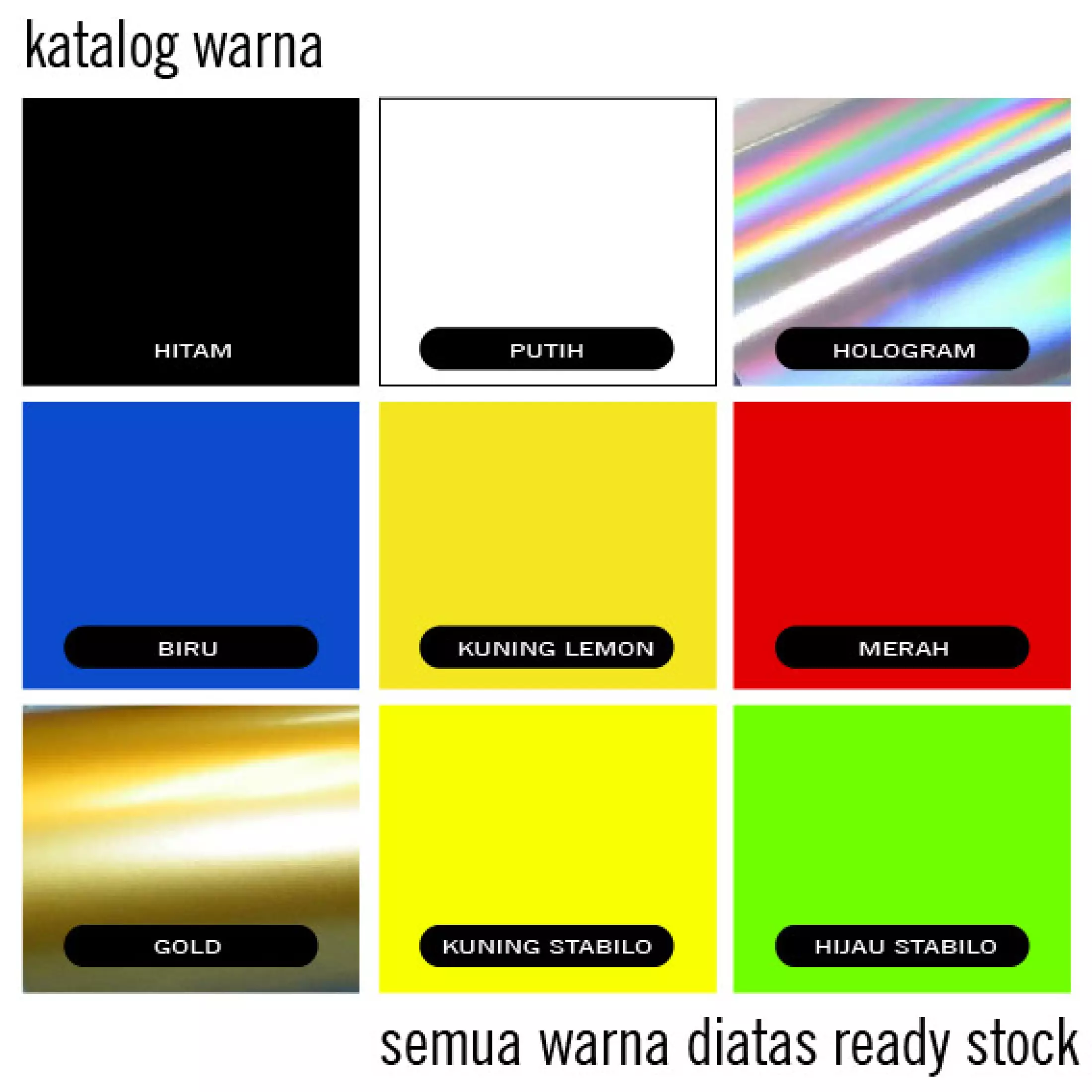 Detail Kuning Stabilo Color Nomer 40