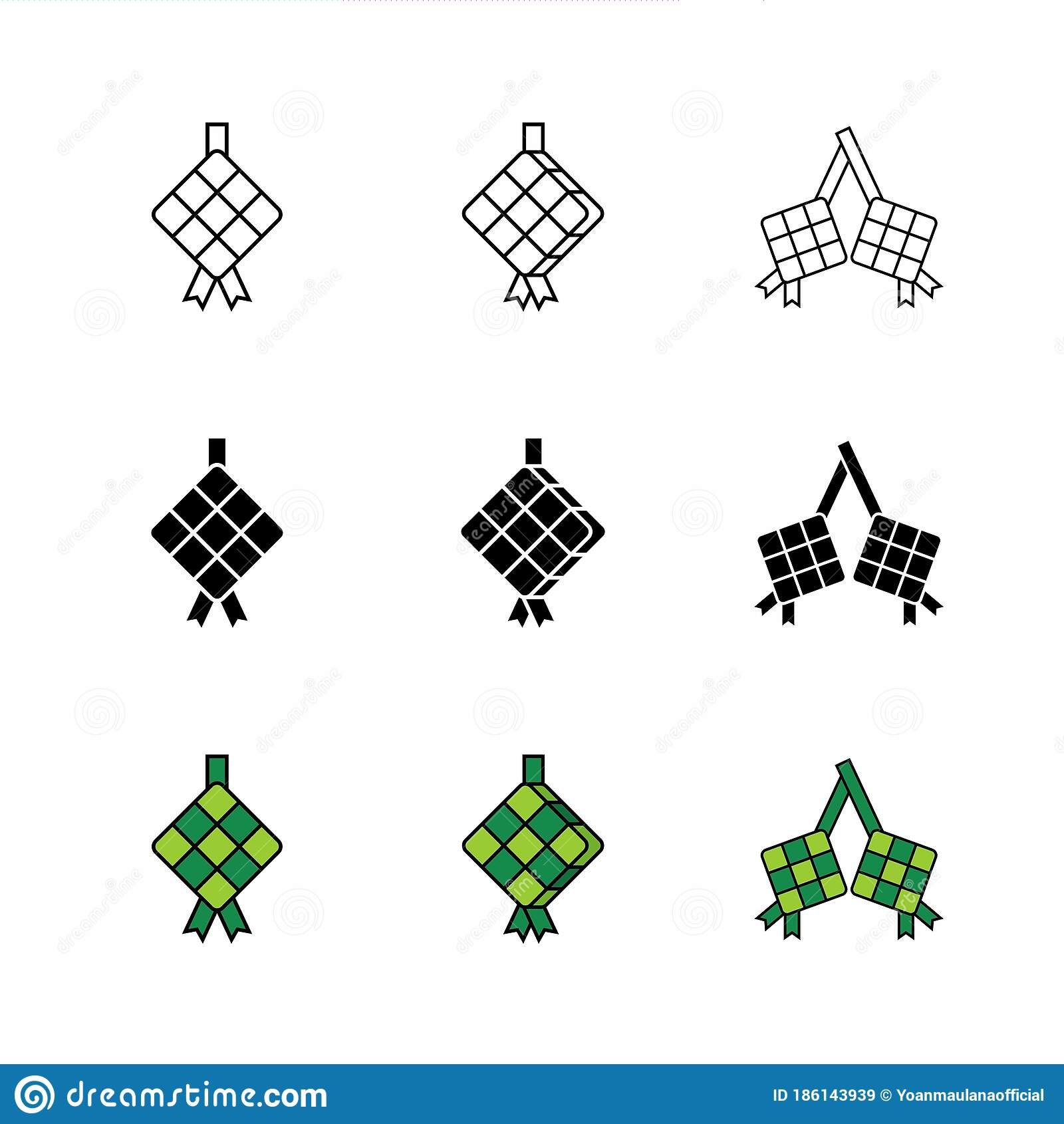 Detail Kupat Vector Nomer 15