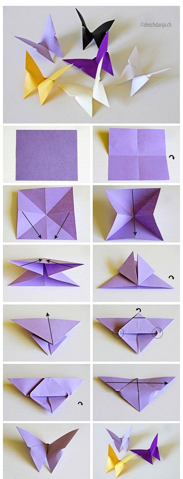 Detail Kupu Kupu Kertas Origami Nomer 8