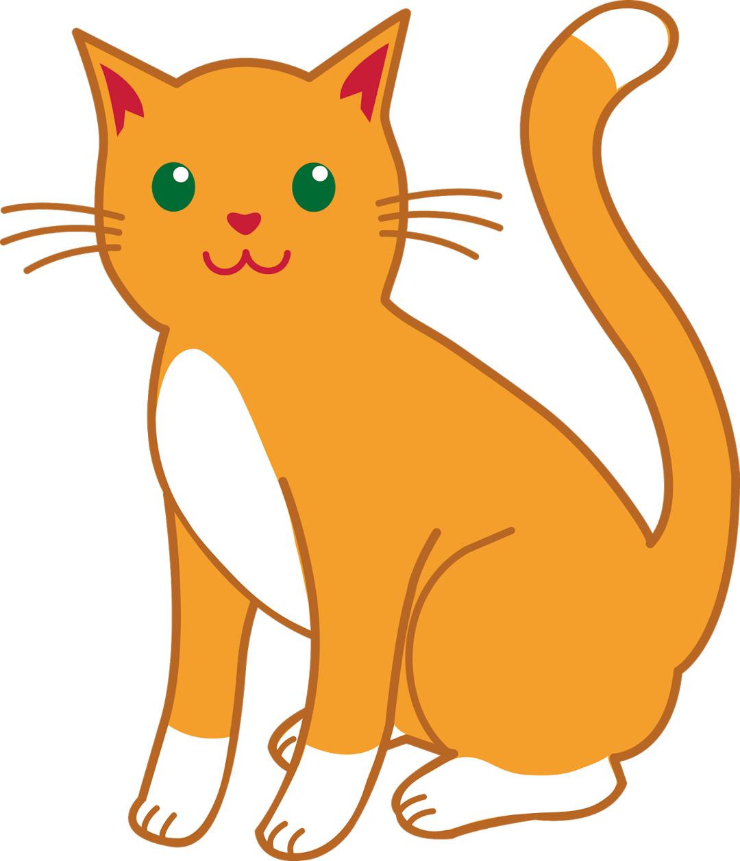 Detail Mewarnai Kucing Dengan Crayon Nomer 24