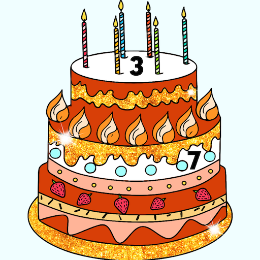 Detail Mewarnai Kue Ulang Tahun Dengan Crayon Nomer 16