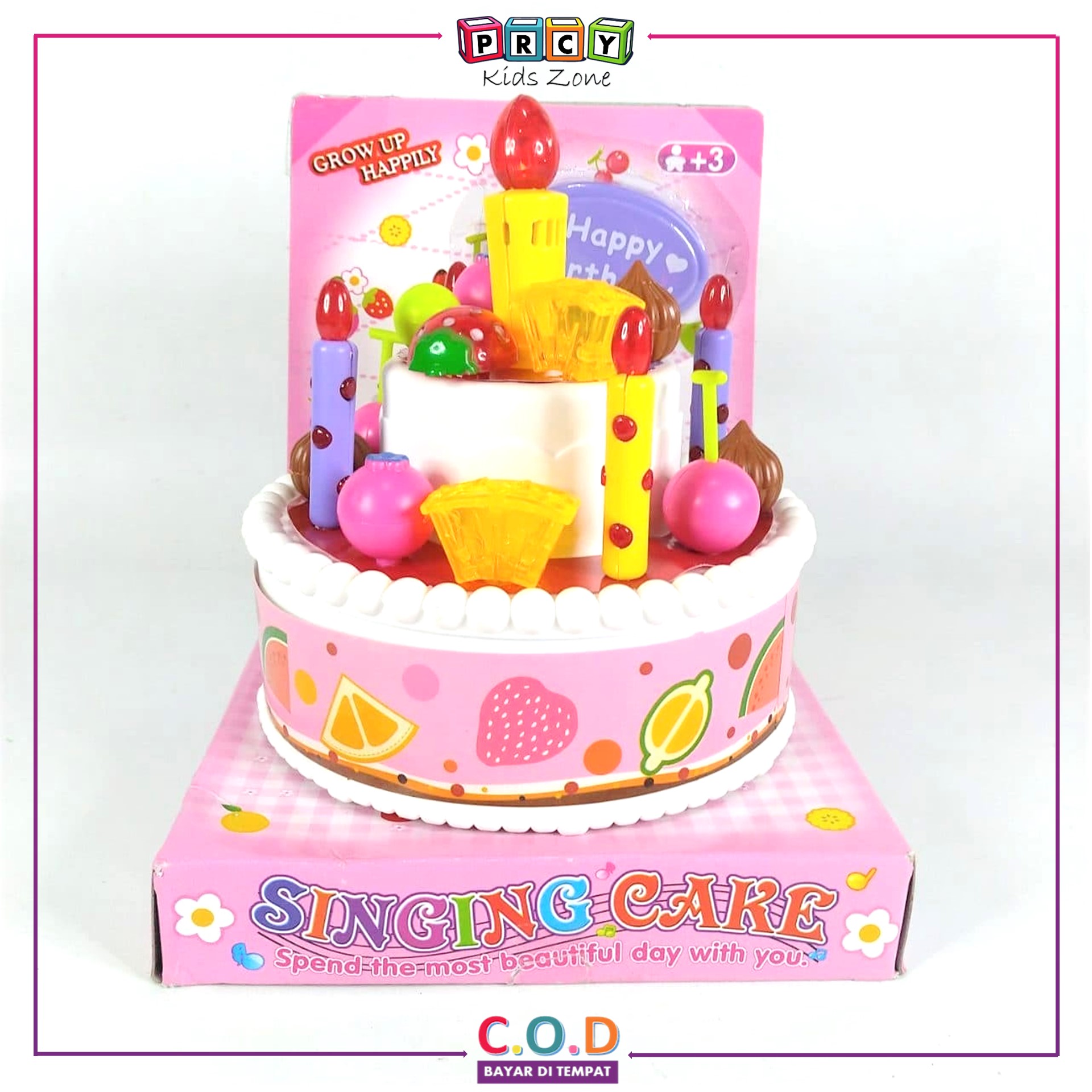 Detail Mewarnai Kue Ulang Tahun Dengan Crayon Nomer 25
