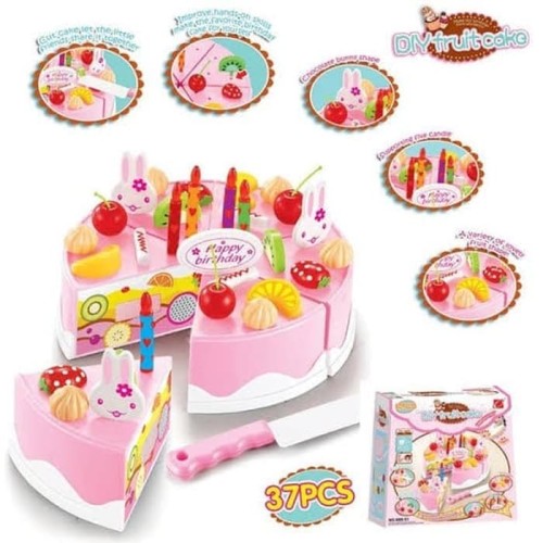Detail Mewarnai Kue Ulang Tahun Dengan Crayon Nomer 56
