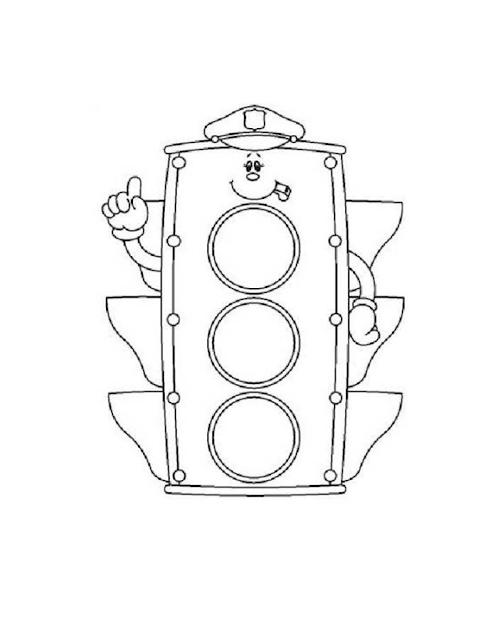 Detail Mewarnai Lampu Lalu Lintas Nomer 11