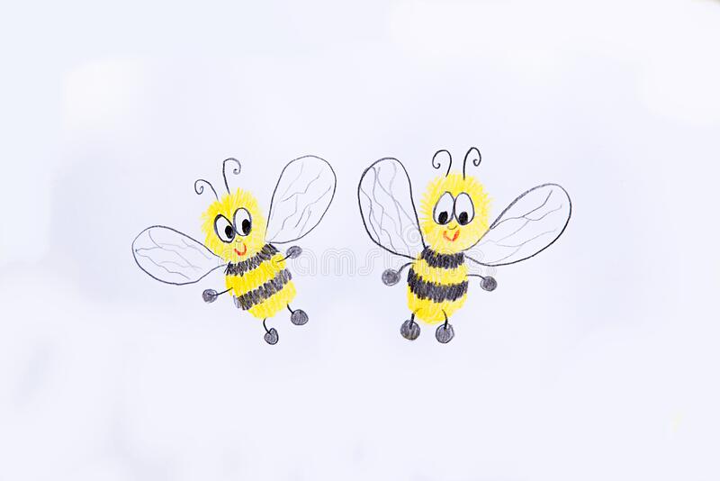 Detail Mewarnai Lebah Dengan Crayon Nomer 17