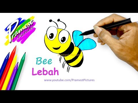 Detail Mewarnai Lebah Dengan Crayon Nomer 28