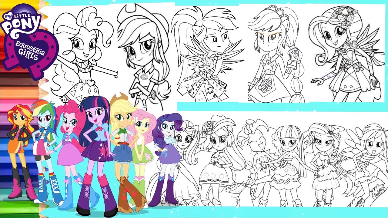 Detail Mewarnai Litle Poni Nomer 24