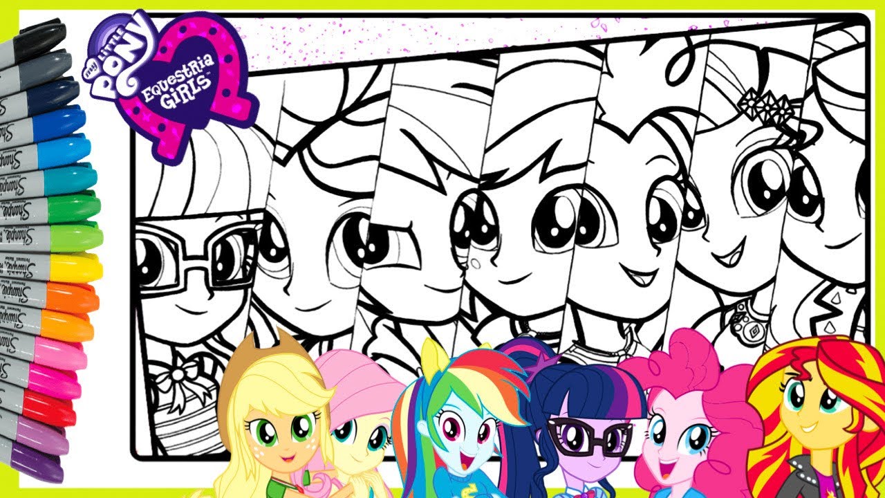 Detail Mewarnai Litle Poni Nomer 41