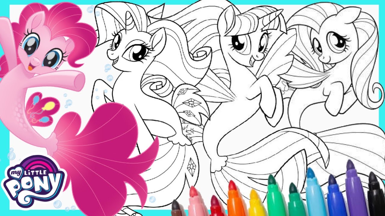 Detail Mewarnai Litle Poni Nomer 47