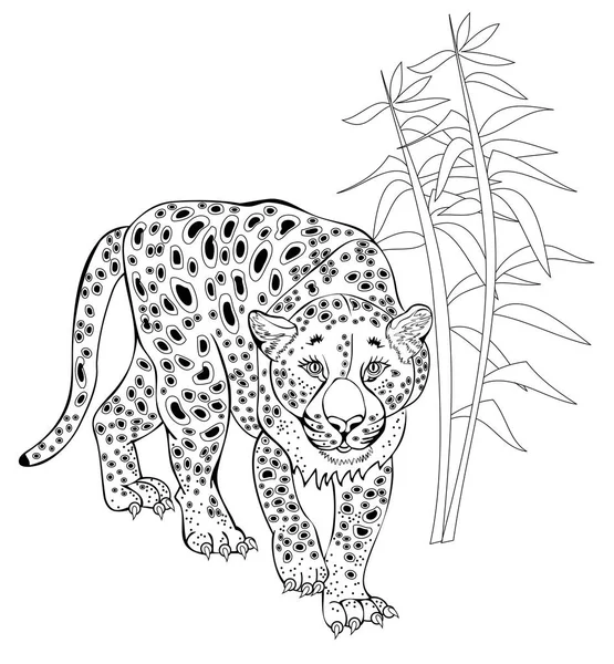 Detail Mewarnai Macan Tutul Nomer 21