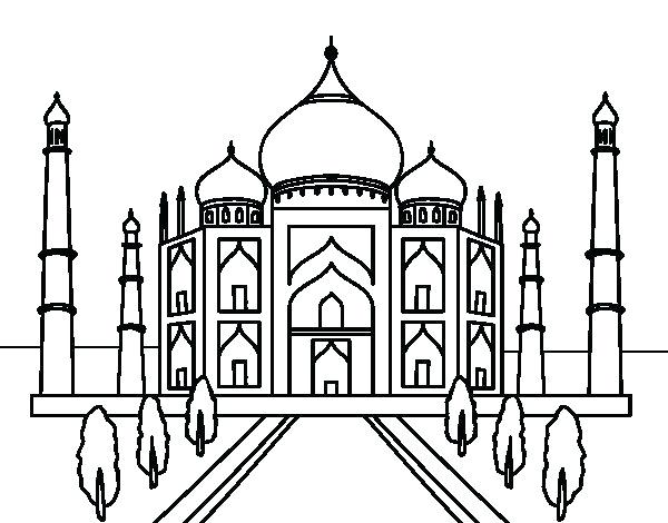 Detail Mewarnai Masjid Kaligrafi Nomer 31
