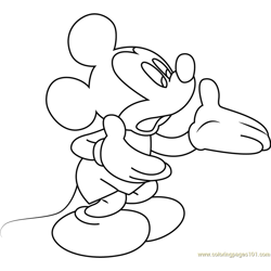 Detail Mewarnai Mickey Mouse Nomer 43