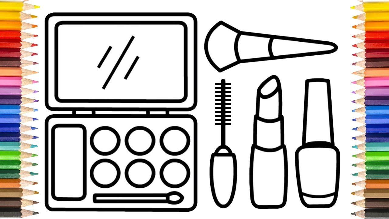 Detail Mewarnai Peralatan Make Up Nomer 13