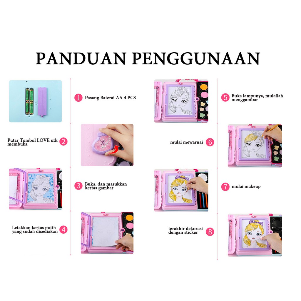 Detail Mewarnai Peralatan Make Up Nomer 40