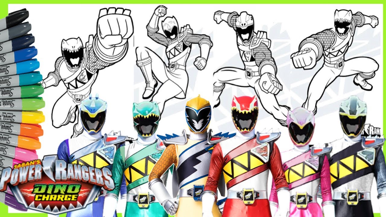 Detail Mewarnai Power Ranger Nomer 11