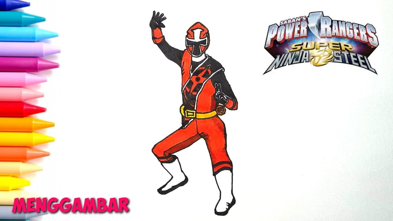 Detail Mewarnai Power Rangers Ninja Steel Nomer 17