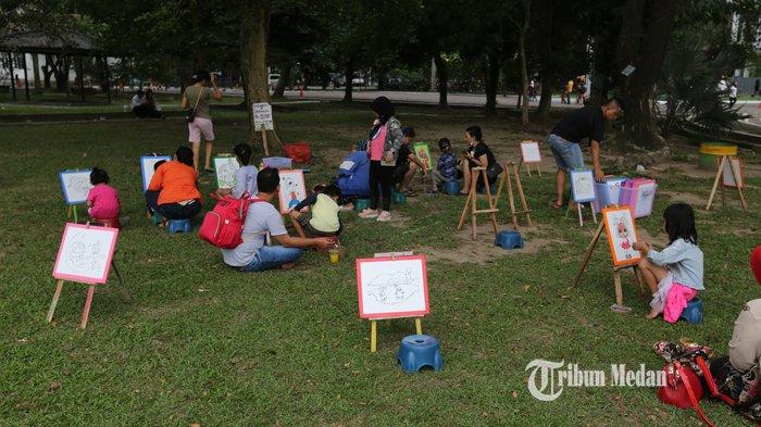 Detail Mewarnai Taman Bermain Anak Nomer 55