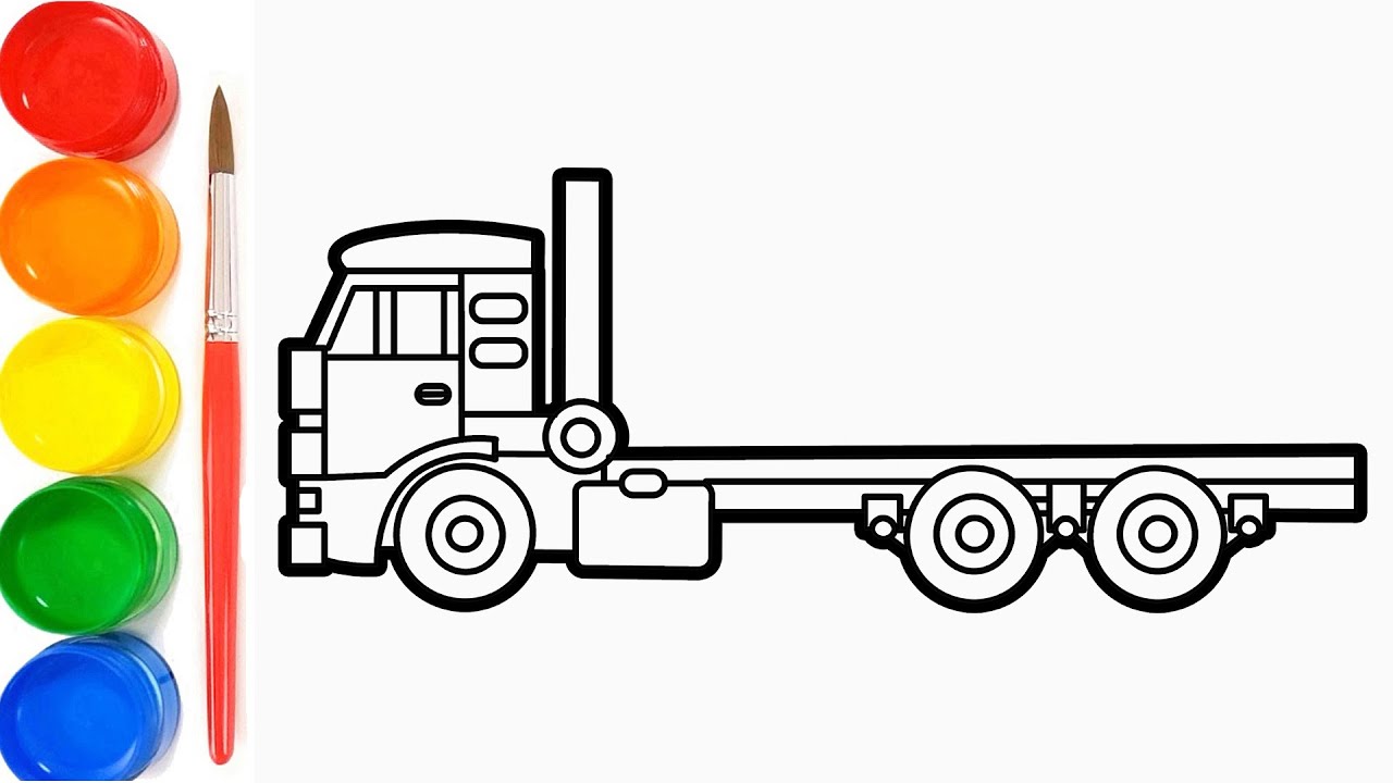 Detail Mewarnai Truk Gandeng Nomer 3