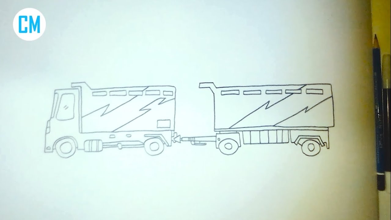 Detail Mewarnai Truk Gandeng Nomer 4