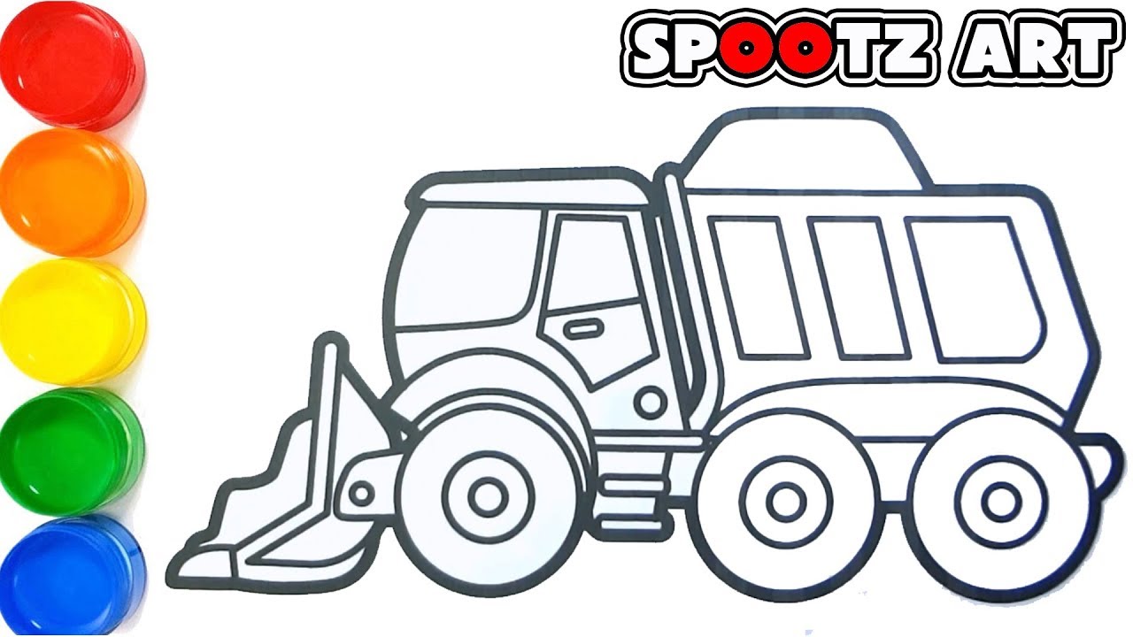 Detail Mewarnai Truk Gandeng Nomer 35