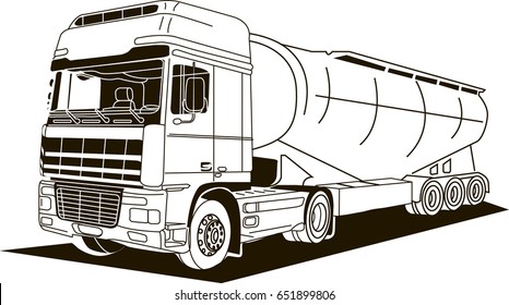 Detail Mewarnai Truk Gandeng Nomer 45
