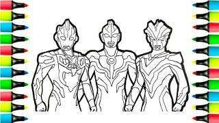 Detail Mewarnai Ultraman X Nomer 13