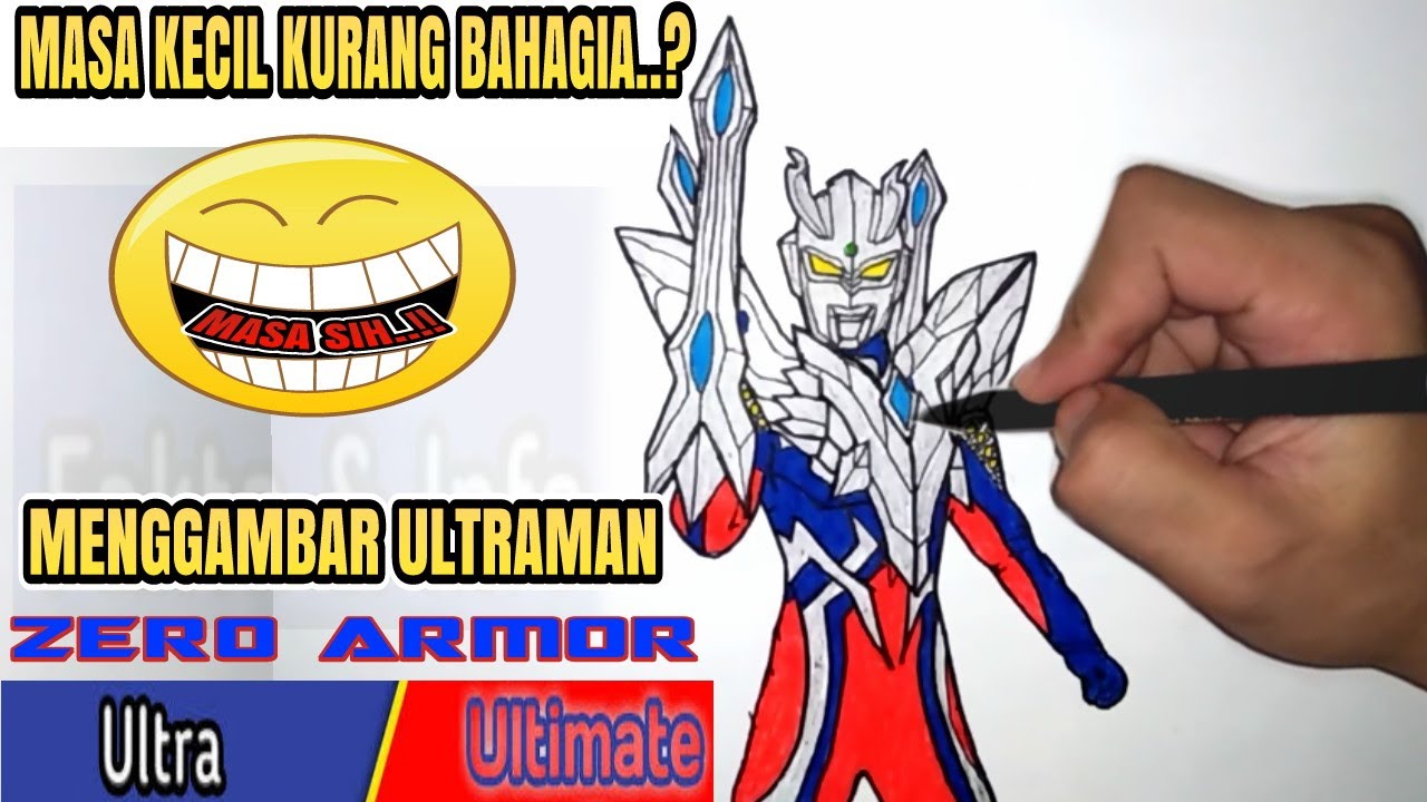 Detail Mewarnai Ultraman Zero Nomer 51