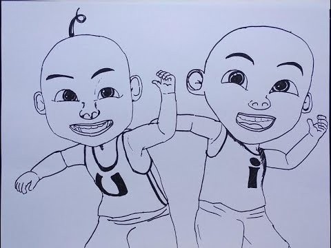 Detail Mewarnai Upin Ipin Dan Kawan Kawan Nomer 16