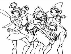 Detail Mewarnai Winx Club Mewarnai Gambar Islami Nomer 37