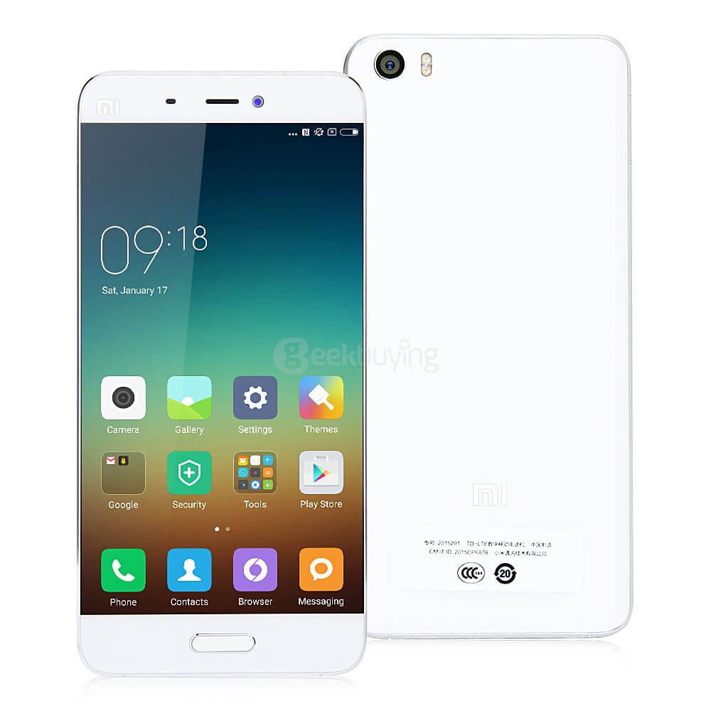 Detail Mi 5 White Nomer 4