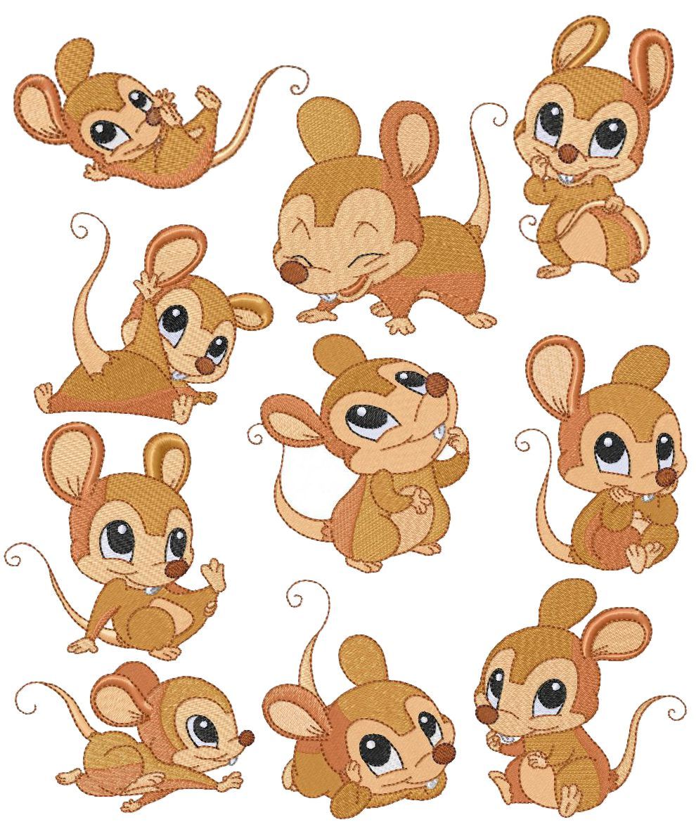 Detail Mice Clipart Nomer 22