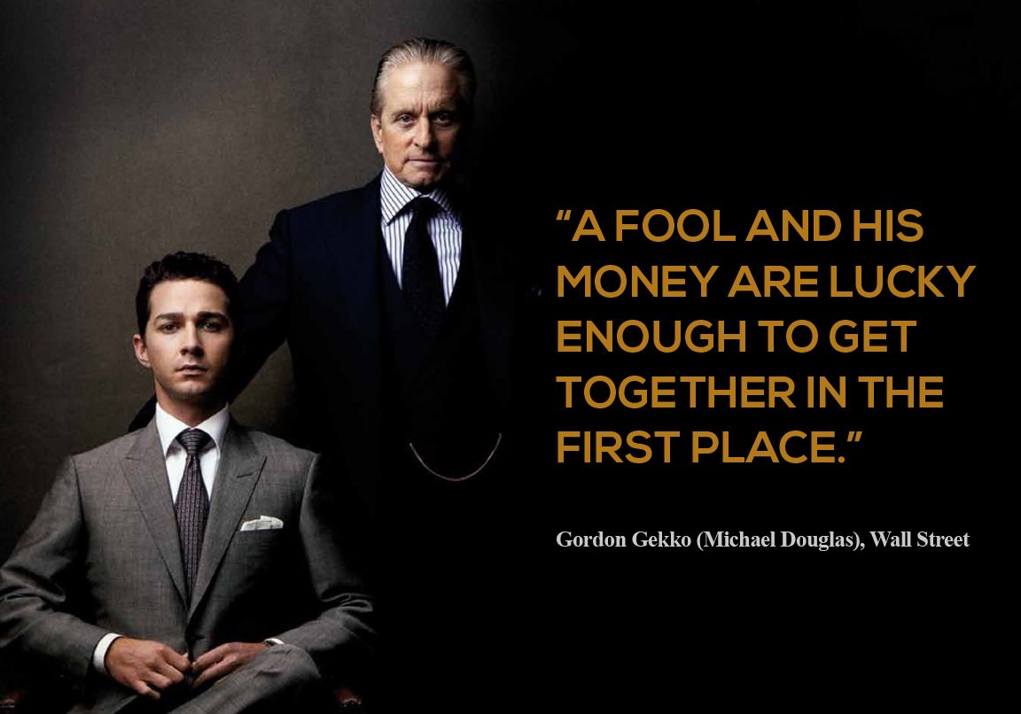 Detail Michael Douglas Wall Street Quotes Nomer 2