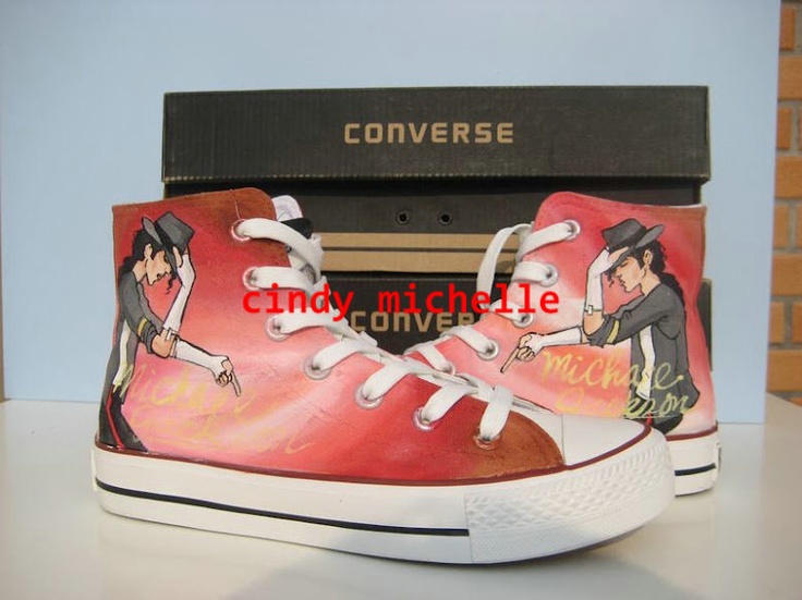 Detail Michael Jackson Converse Shoes Nomer 15