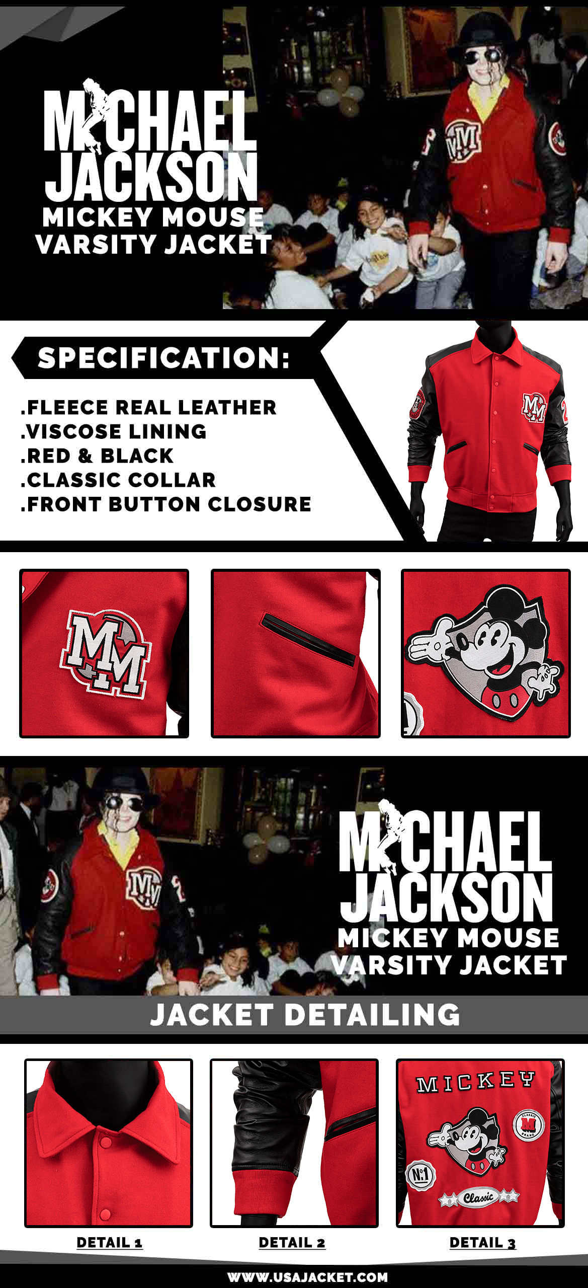 Detail Michael Jackson Mickey Mouse Jacket Nomer 56