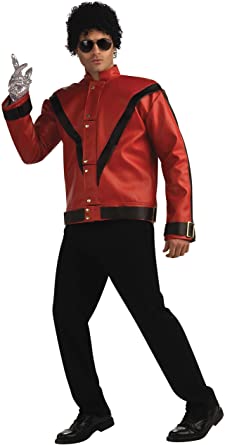 Detail Michael Jackson Red Jacket Black Pants Nomer 2