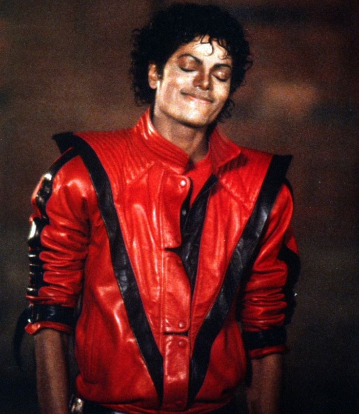 Detail Michael Jackson Red Jacket Black Pants Nomer 6