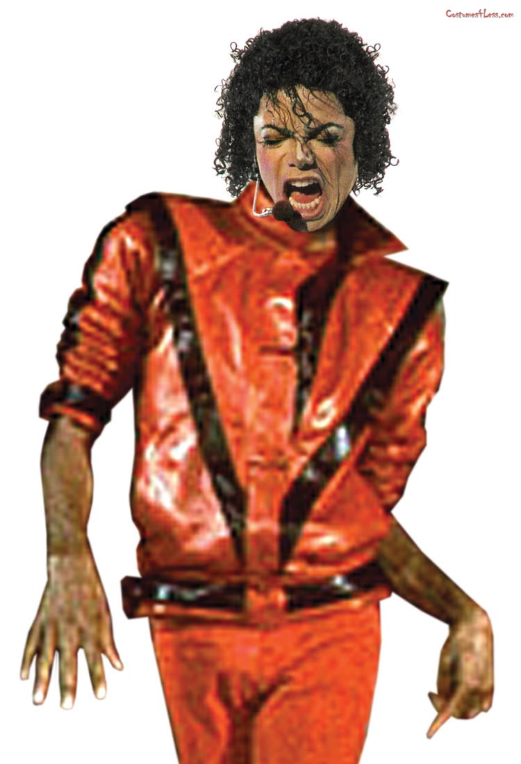 Detail Michael Jackson Red Jacket Black Pants Nomer 51