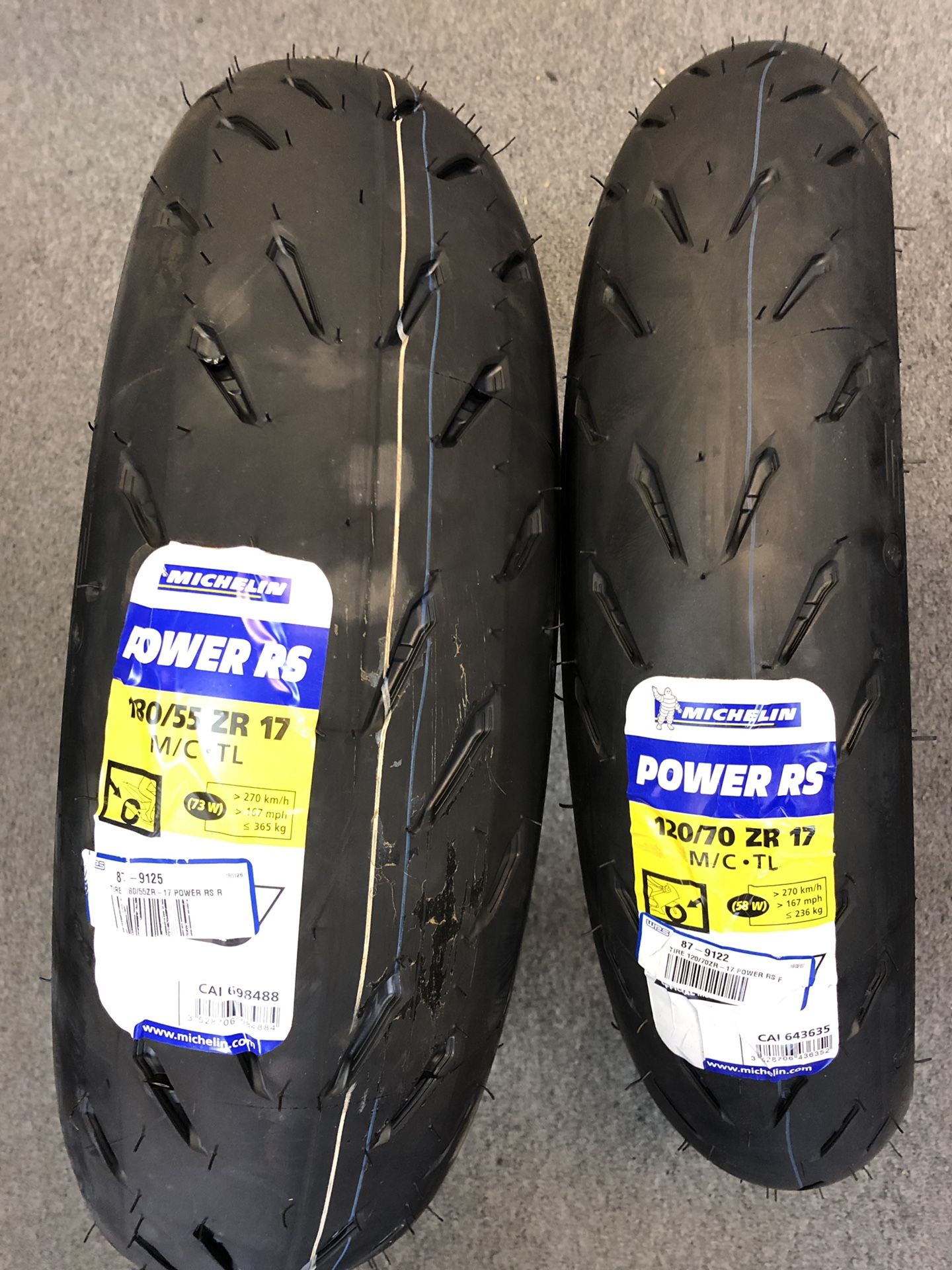 Detail Michelin Pilot Power Rs Nomer 26