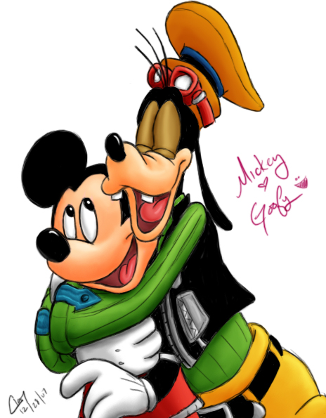 Detail Mickey And Goofy Nomer 9