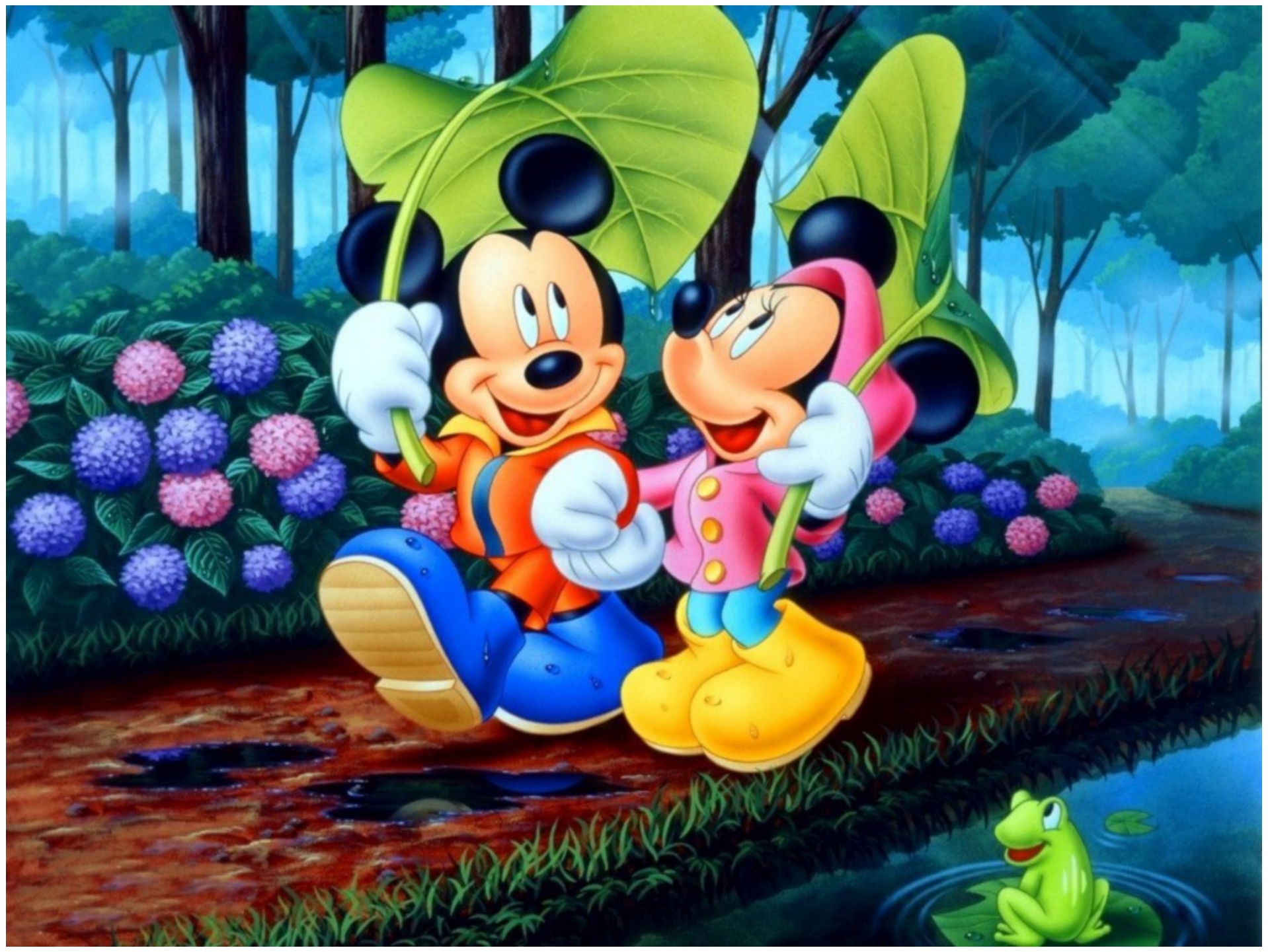 Detail Mickey And Minnie Mouse Wallpapers Free Nomer 40