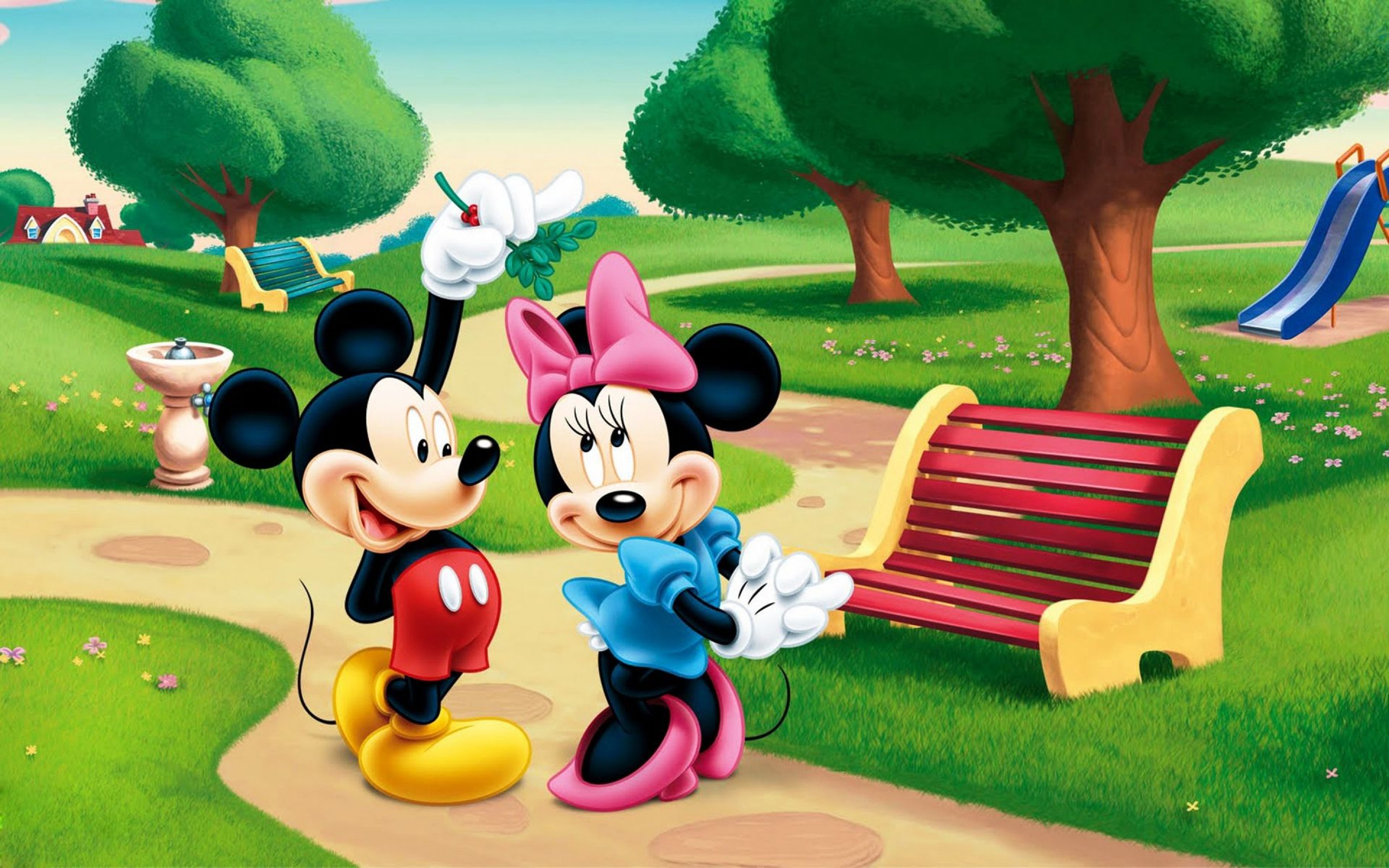 Detail Mickey And Minnie Mouse Wallpapers Free Nomer 43