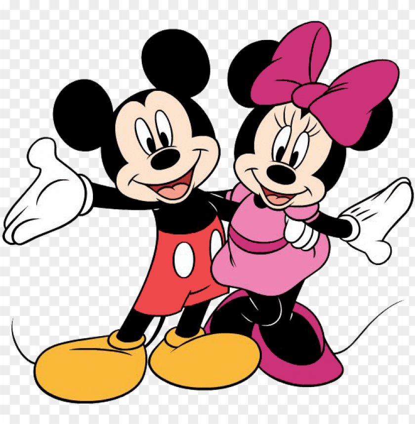 Detail Mickey And Minnie Transparent Nomer 2