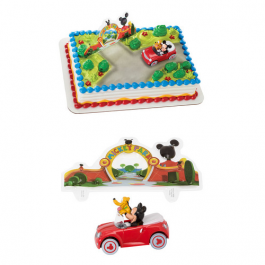 Detail Mickey And Pluto Car Cake Nomer 3