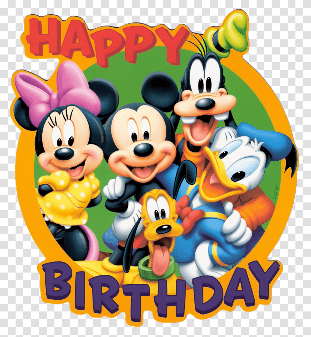 Detail Mickey Birthday Clipart Nomer 38