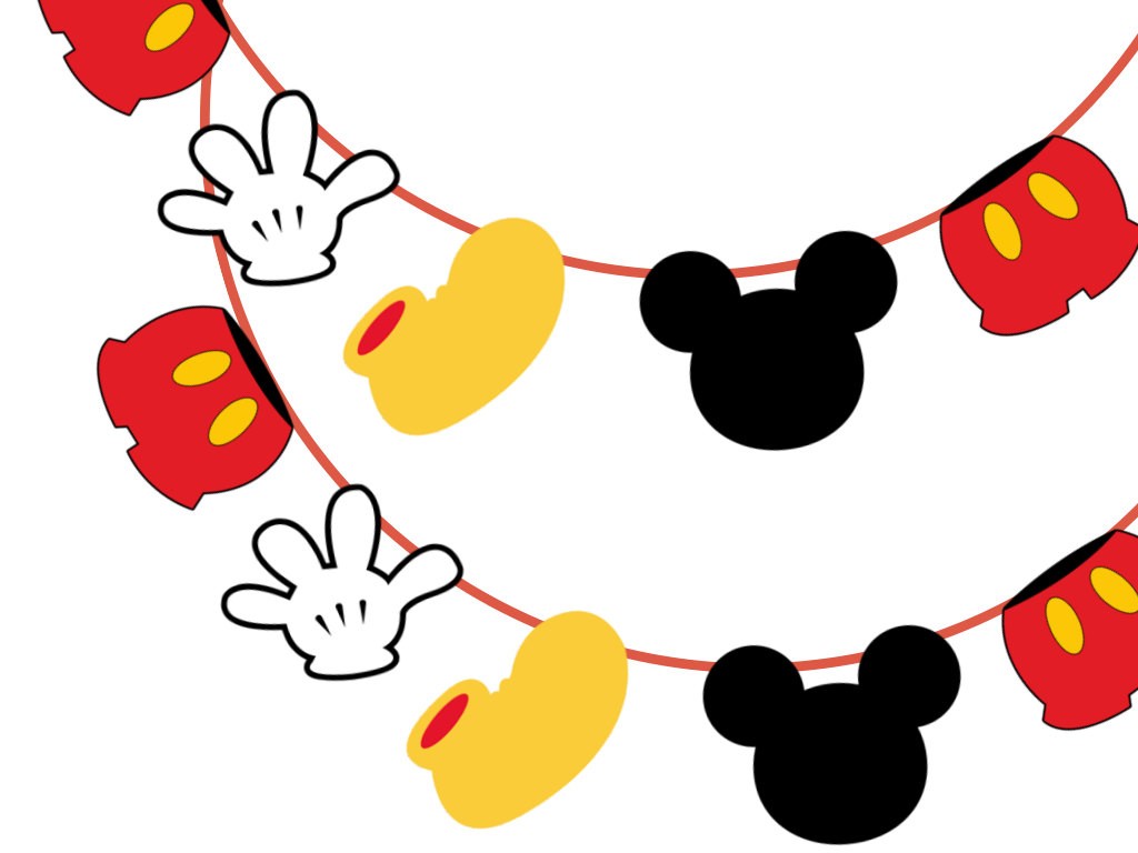 Detail Mickey Birthday Clipart Nomer 44